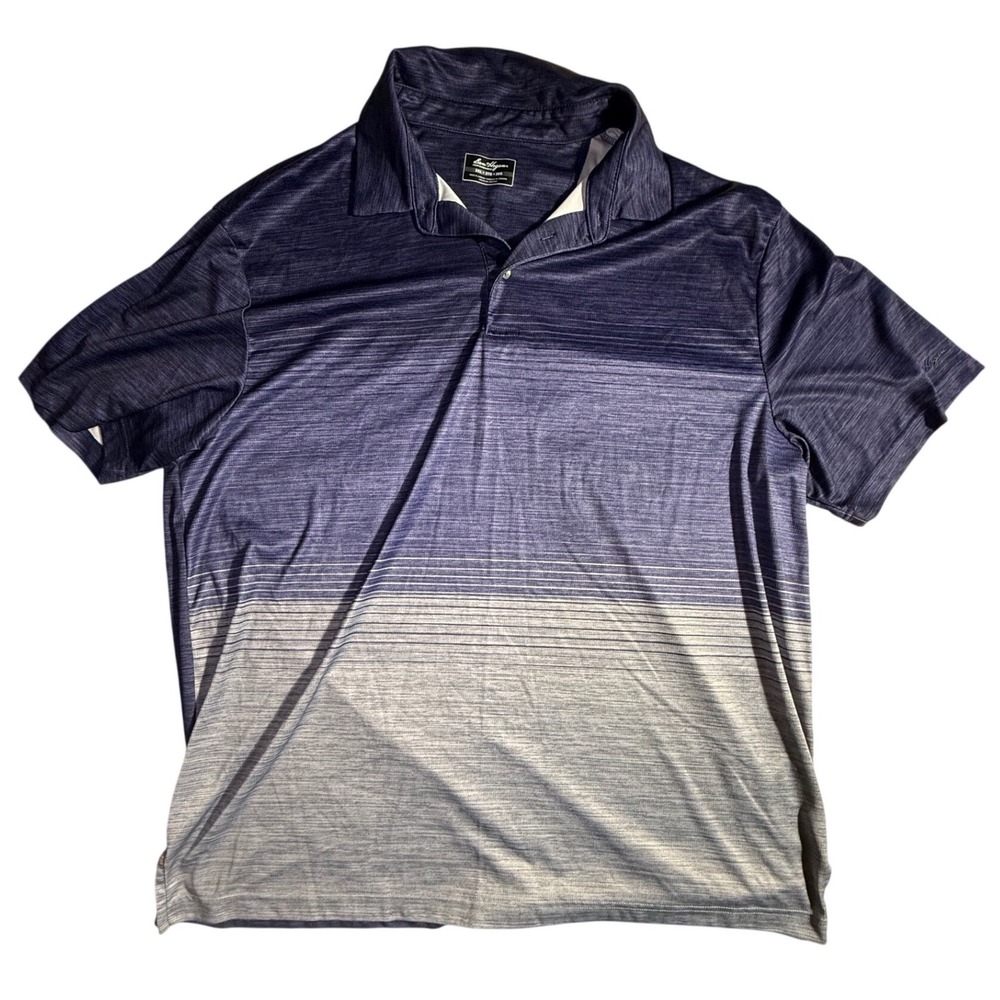 Ben Hogan Performance Mens 2XL Ombre Space Dye Golf Polo Shirt XXL-2063
